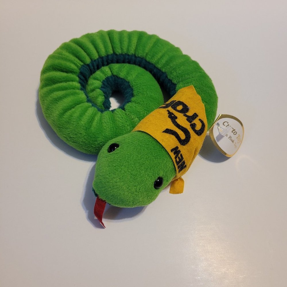 Smithsonian CroFab Antivenom Advertising Device Plush Snake
